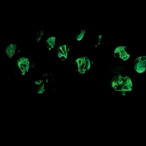 Zodiac Constellations Charm Luminous Crystal Ball Keychain Womens Gifts - Picture 6 of 6